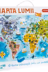 Joc educativ - Puzzle Mimorello - Harta lumii 