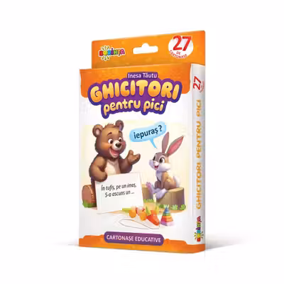 27 de cartonase educative. Ghicitori pentru pici