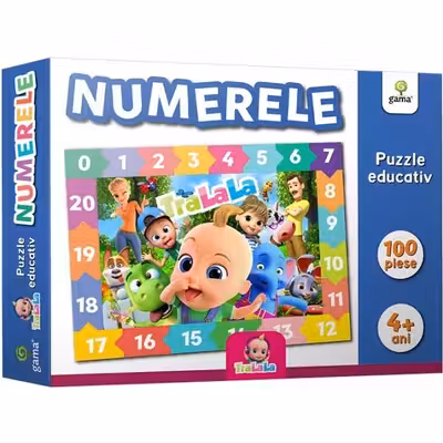 Numerele - Puzzle educativ 100 de piese