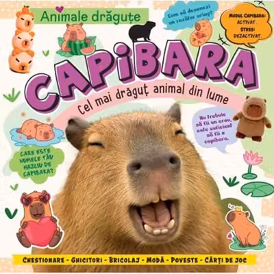 Capibara, cel mai dragut animal din lume