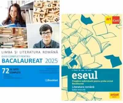 Pachet complet Bacalaureat. Limba si literatura romana: 72 teste complete si Eseul - Mimi Gramnea si Liliana Paicu