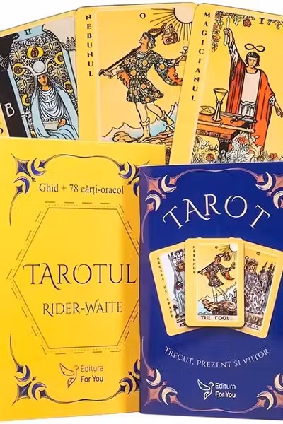 Set Tarot: Carte, cartoline si cutie cu magnet