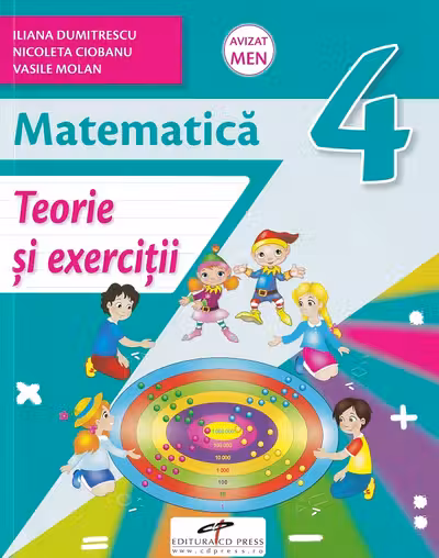 Matematică - Clasa 4 - Teorie și exerciții