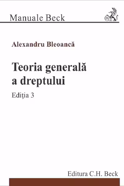 Teoria generală a dreptului Ed.3