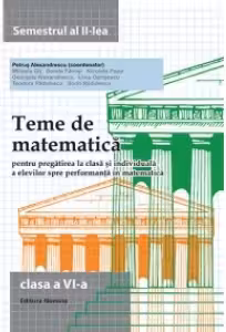 Teme de matematică clasa 6 sem 2