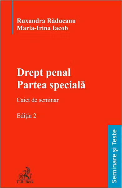 Drept penal. Partea speciala. Caiet de seminar