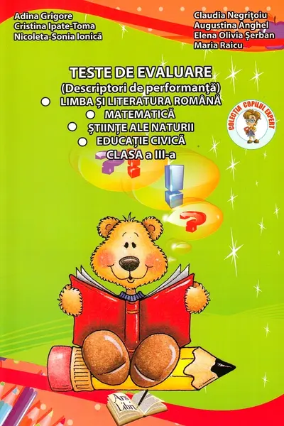 Teste de evaluare - Clasa 3