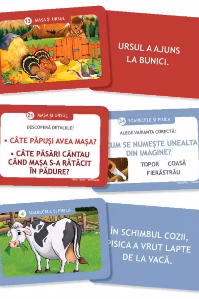Masa si ursul. Soarecele si pisica