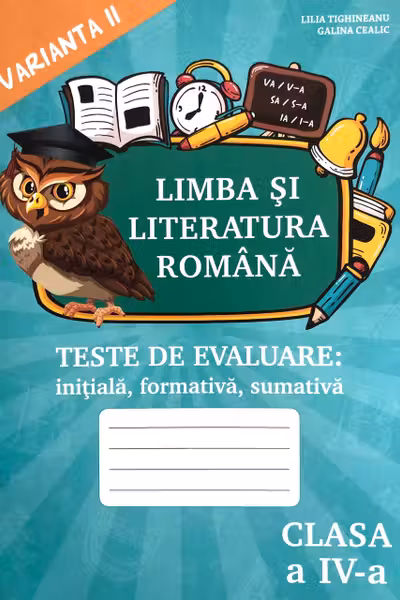 Limba romana cl.4 Teste de evaluare v.2