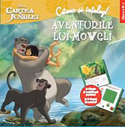 DISNEY. CARTEA JUNGLEI. Citesc si inteleg! Aventurile lui Mowgli. Clasa a II-a