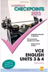 Cambridge Checkpoints VCE English Units 3 and 4 2013