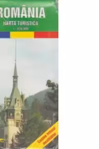 Harta turistica Romania (Scara 1:850.000)