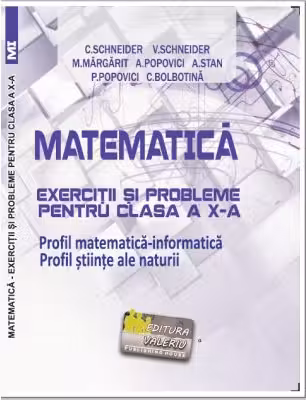 Matematica Exercitii si probleme pentru clasa a 10-a. Profil matematica-informatica, Stiintele naturii