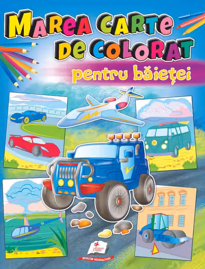 Marea carte de colorat pentru baietei