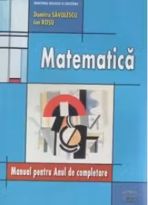 Matematica - manual pentru anul de completare (toate profilurile)
