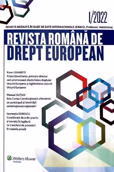 Revista română de drept european Nr.1/2022