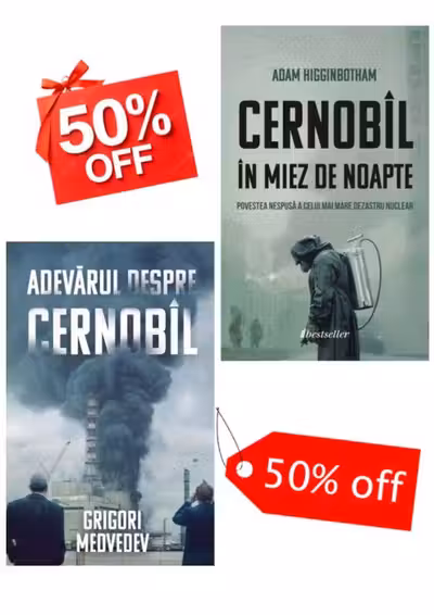 Pachet Promoțional de 2 Cărți despre Cernobîl