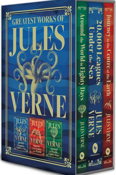 Greatest Works of Jules Verne - Boxed Set (Deluxe Hardbound Edition)