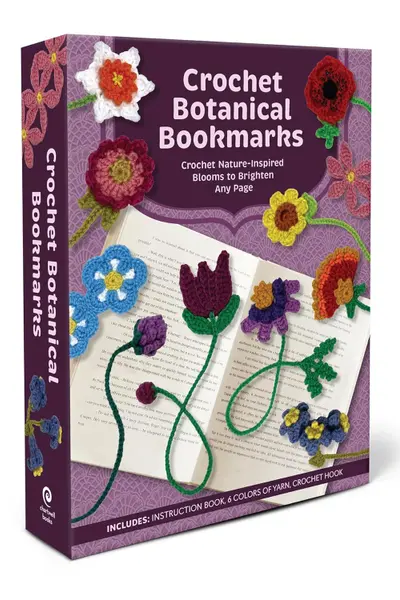 Crochet Botanical Bookmarks