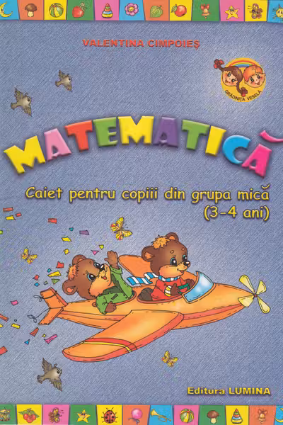 Matematica 3-4 ani (color) grupa mica Cimpoies V.