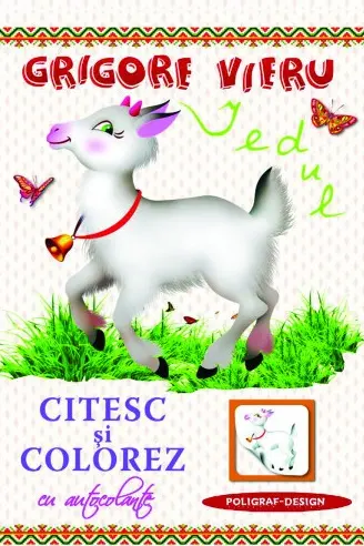 Citesc si colorez cu autocolante - Iedul