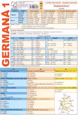 Pliant Gramatica limbii germane 1