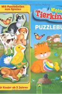 Puzzlebuch - Meine Tierkinder: Mit 10 Puzzleteilen zum Spielen