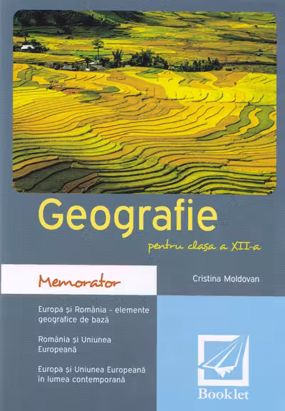 Memorator de geografie - Clasa a 12-a