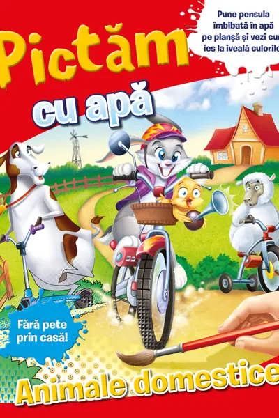 Pictam cu apa. Animale domestice