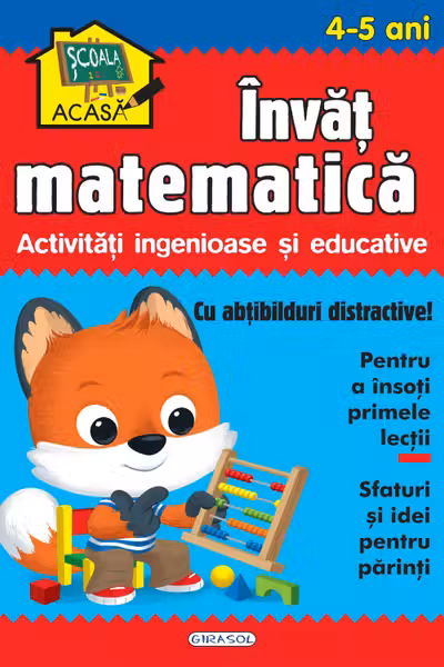 Scoala acasa - Invat matematica 4-5 ani