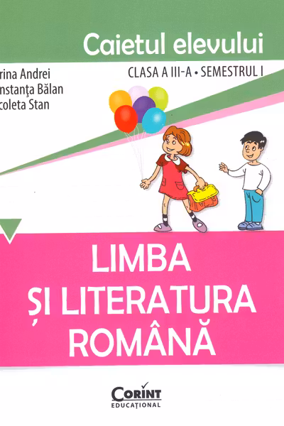 Limba română - Clasa 3 Sem.1 - Caiet
