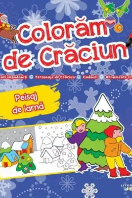 PICTAM DE CRACIUN. Peisaj de iarna