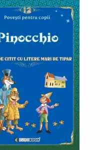 Pinocchio. Carte de citit cu litere mari de tipar (format B5)