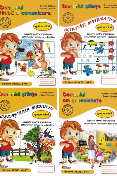Pachet educațional 4 cărți - Grupa mică
