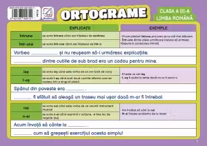 Pliant Ortograme. Clasa a 3-a, limba romana