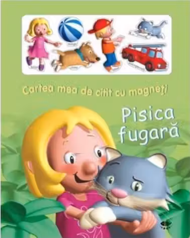 Cartea mea de citit cu magneti! Pisica fugara.