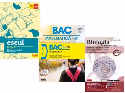 Pachet Bacalaureat 2026. Eseul. Pregatire individuala pentru proba scrisa, Matematica si Biologia pe intelesul tuturor clasele 11-12 - Liliana Paicu, Radu Gologan, Maria Ioana Cazan
