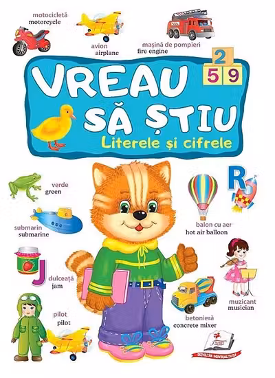 Vreau sa stiu literele si cifrele