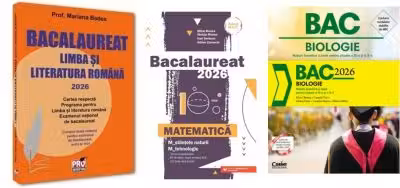 Pachet Bacalaureat 2026. Limba si literatura romana, Matematica M-stiintele-naturii si M-tehnologic si Biologie. Notiuni teoretice si teste pentru clasele 9-10 - Mariana Badea, Mihai Monea, Silvia Olteanu