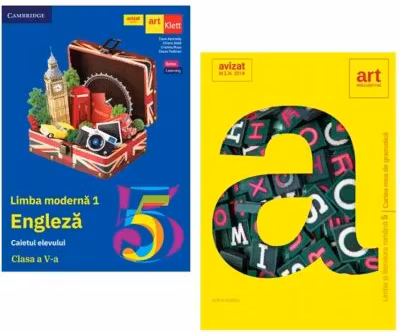 Pachet 2 carti pentru clasa a 5-a: Limba engleza L1. Caietul elevului si Cartea mea de gramatica DOOM3. Clasa a 5-a - Sofia Dobra, Clare Kennedy