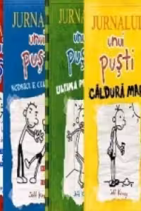Seria Jurnalul unui pusti - 4 volume: Jurnalul unui pusti, Rodrick e cel mai tare, Ultima picatura, Caldura mare