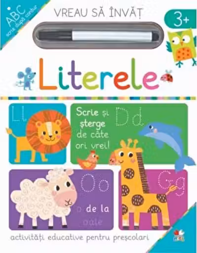 VREAU SA INVAT. LITERELE