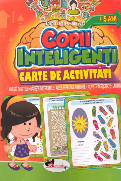 Copii inteligentiI - Carte activitati + 5 ani