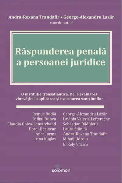 Răspunderea penală a persoanei juridice