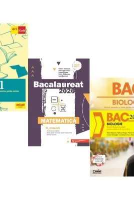 Pachet Bacalaureat 2026. Eseul. Pregatire individuala pentru proba scrisa, Matematica M_Mate-Info si Biologie. Notiuni teoretice si teste pentru clasele 11-12 - Liliana Paicu, Gheorghe Iurea, Silvia Olteanu