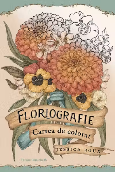 Floriografie. Cartea de colorat