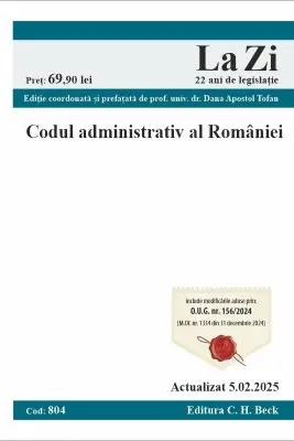 Codul administrativ al Romaniei. Actualizat la 5. 02. 2025