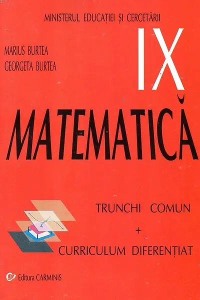 Matematica Țc+Cd - Clasa 9 - Manual