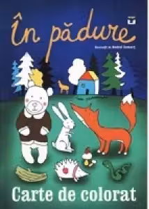 In padure. Carte de colorat
