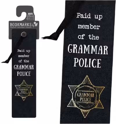 Literary Bookmarks: Grammar Police